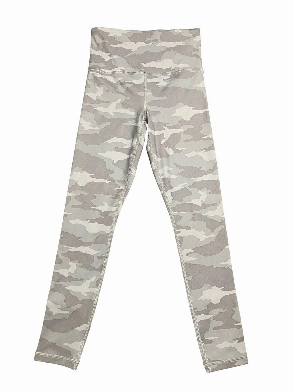 Athleta Elation 7/8 Tight Camo Leggings Gray & White XXS